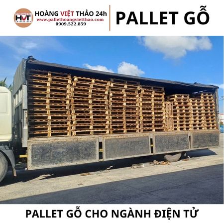 Pallet Gỗ Cho Ngành Điện Tử