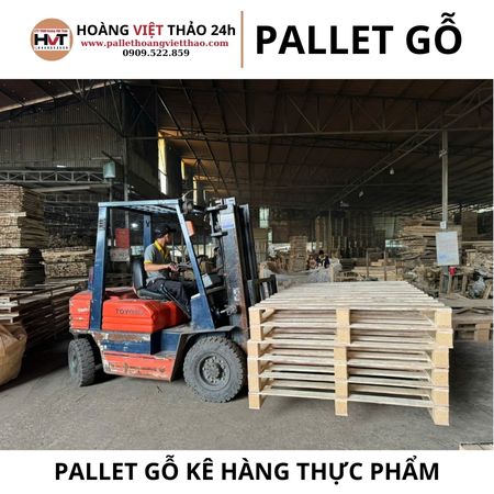 Pallet Gỗ Kê Hàng Thực Phẩm