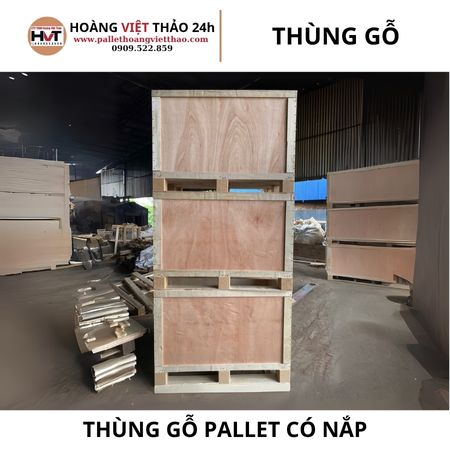 Thùng Gỗ Có Nắp