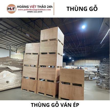 Thùng Gỗ Ván Ép